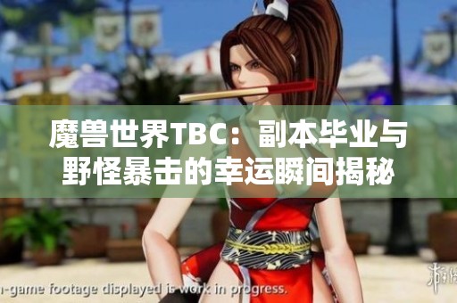 魔兽世界TBC：副本毕业与野怪暴击的幸运瞬间揭秘