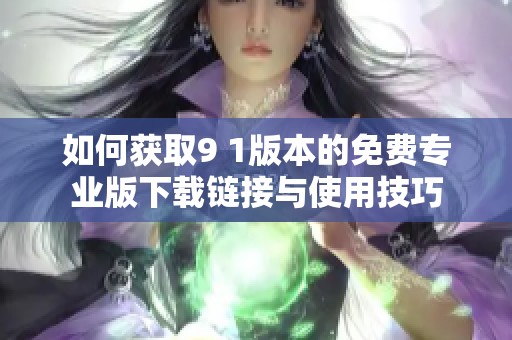 如何获取9 1版本的免费专业版下载链接与使用技巧