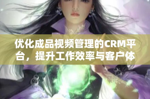 优化成品视频管理的CRM平台，提升工作效率与客户体验