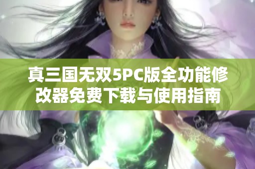 真三国无双5PC版全功能修改器免费下载与使用指南