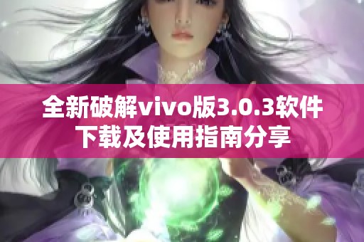 全新破解vivo版3.0.3软件下载及使用指南分享