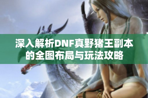 深入解析DNF真野猪王副本的全图布局与玩法攻略