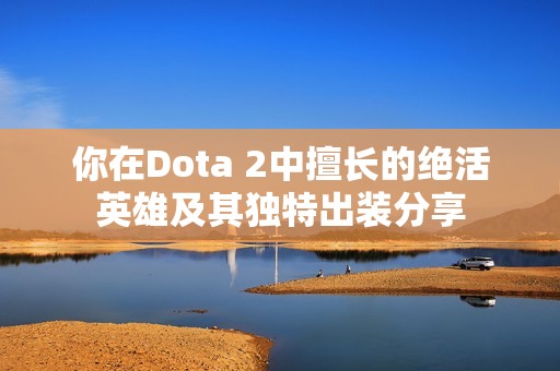 你在Dota 2中擅长的绝活英雄及其独特出装分享