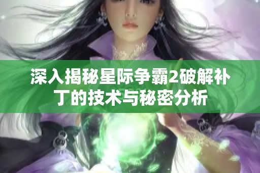 深入揭秘星际争霸2破解补丁的技术与秘密分析