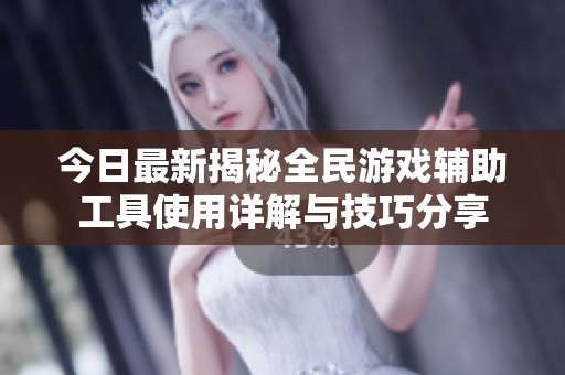 今日最新揭秘全民游戏辅助工具使用详解与技巧分享