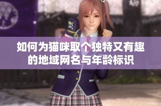 如何为猫咪取个独特又有趣的地域网名与年龄标识