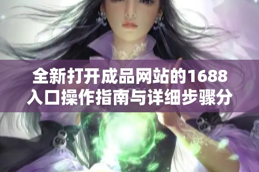 全新打开成品网站的1688入口操作指南与详细步骤分析