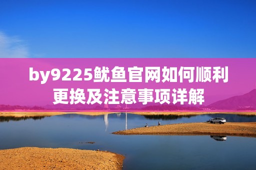 by9225鱿鱼官网如何顺利更换及注意事项详解